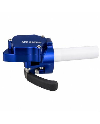 Acelerador duplo para quad Azul
