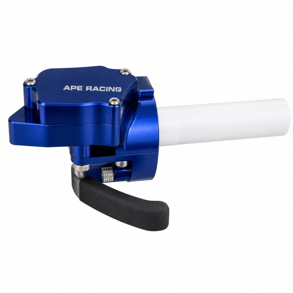 Acelerador duplo para quad Azul