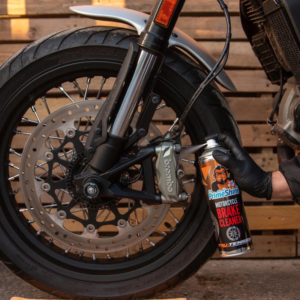 Limpiador de frenos de moto Tru-Tension PrimeShine 500 ML