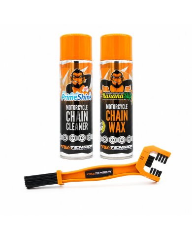 Pack premium para limpiar y lubricar la cadena Tru-Tension BananaSlip