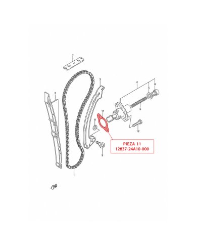 Junta tensor distribución LTZ 400 03-08/ LTR 450 06-11