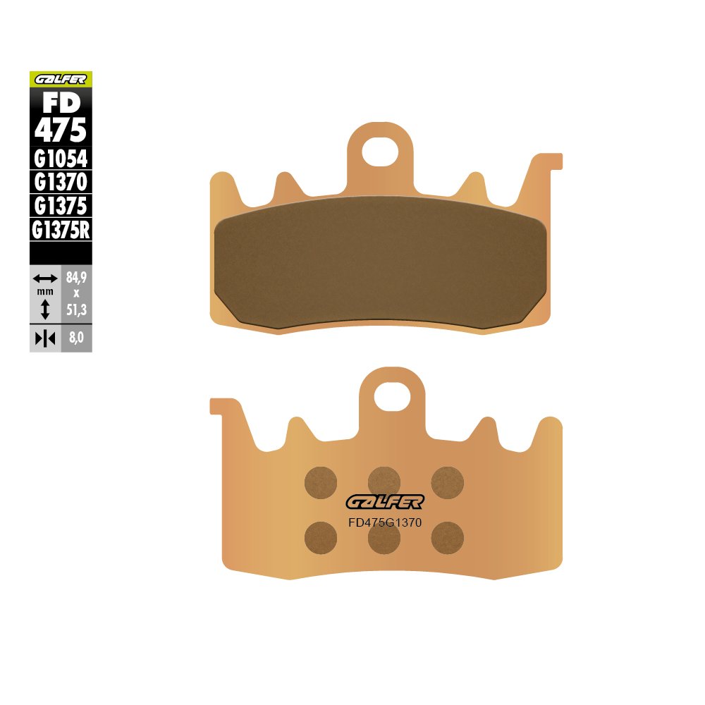 Juego de pastillas Galfer FD475G1370