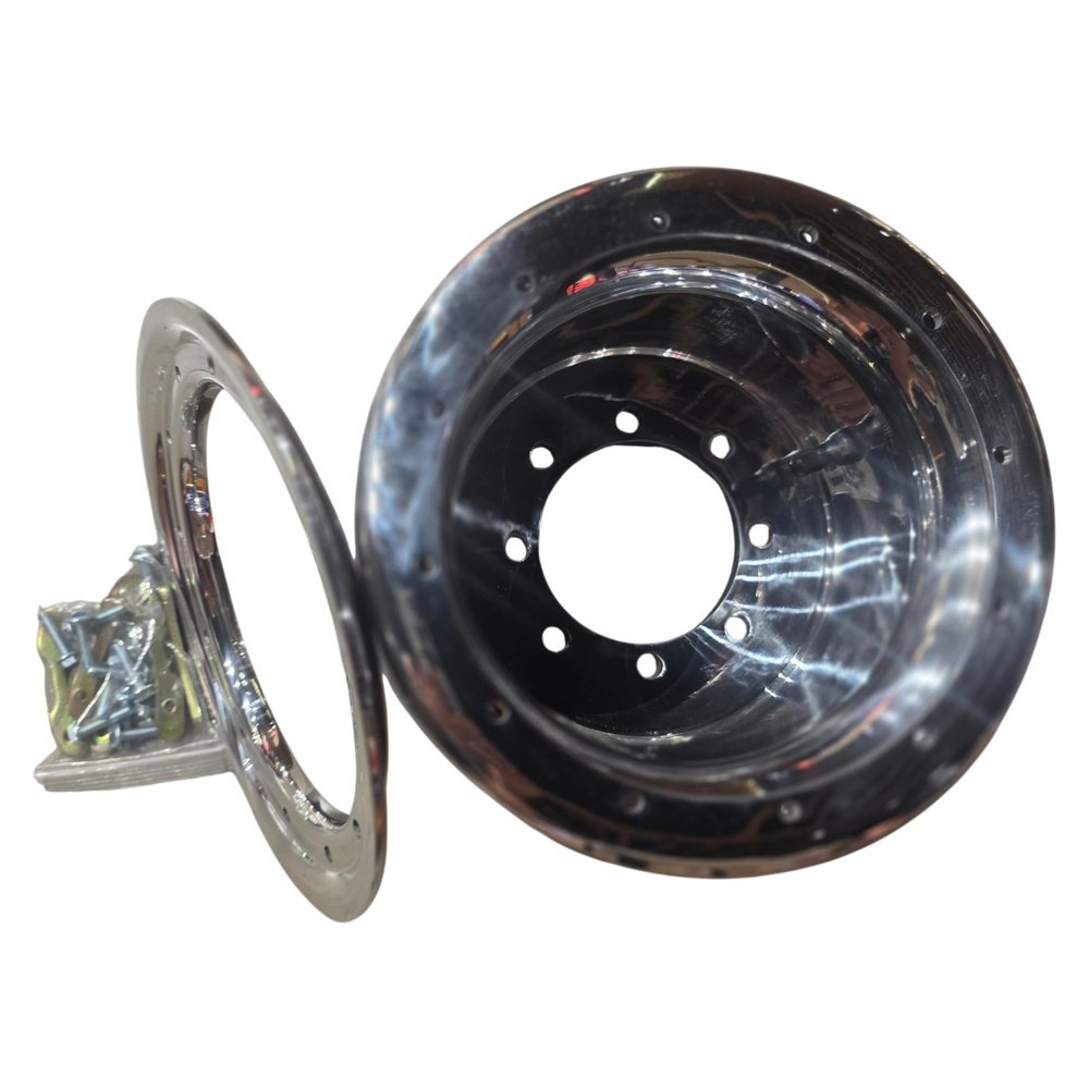Llanta trasera Plata con Beadlock 4x115 / 4x110