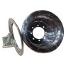 Llanta trasera Plata con Beadlock 4x115 / 4x110