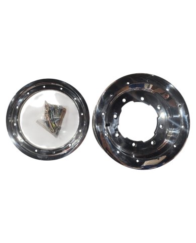 Llanta Dirtsoul  Aluminio 10x5 4/144 /156 10" plata con beadlock