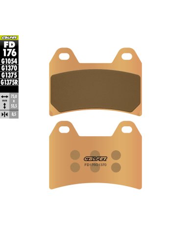 Pastillas de freno Galfer delanteras KTM 19-25 790/890 Adventure