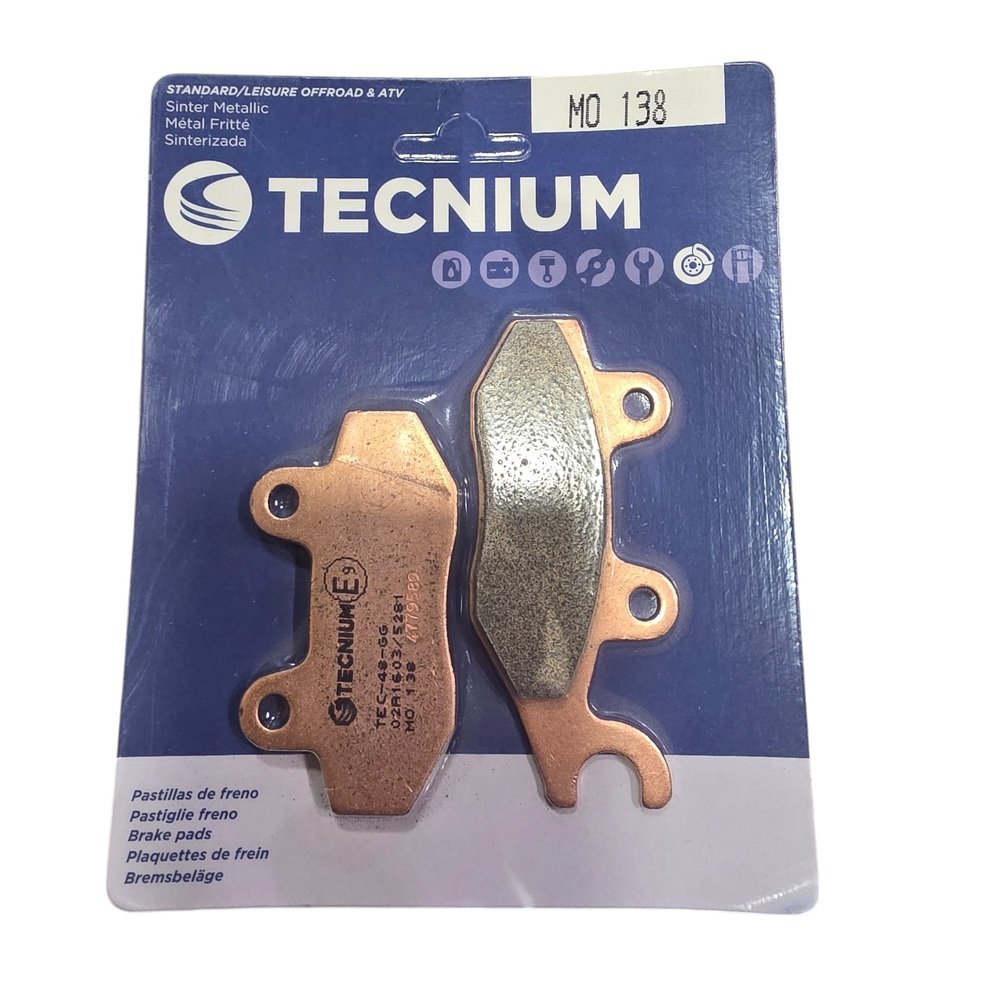 Pastillas freno Tecnium sinterizadas (MO138) 009
