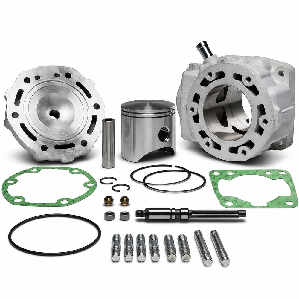 Cilindro con culata aluminio Honda CRM 125 R 90-99 Diámetro 65 mm