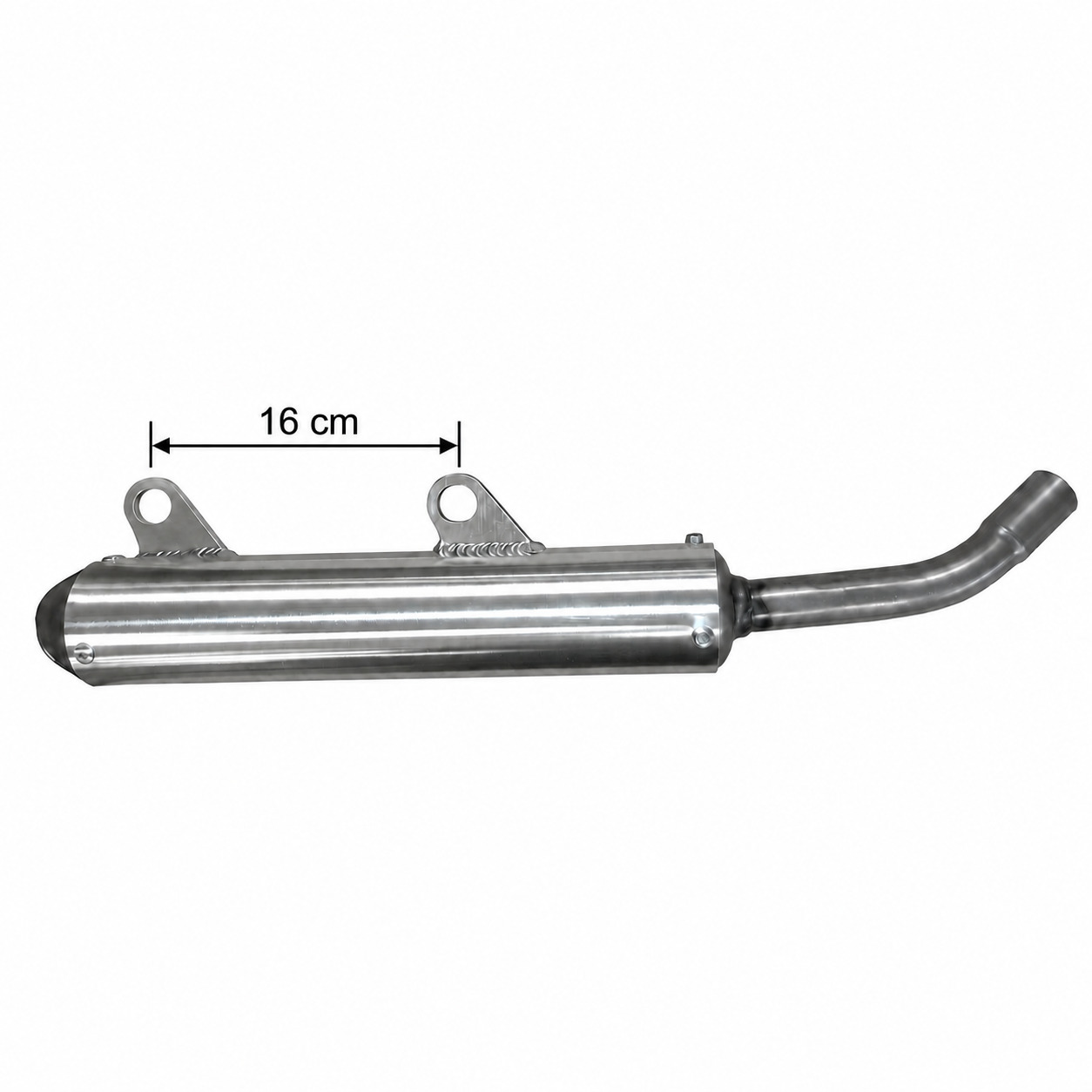 Distancia entre soportes silencioso GAS GAS EC 125 2003-2012 de 16 cm