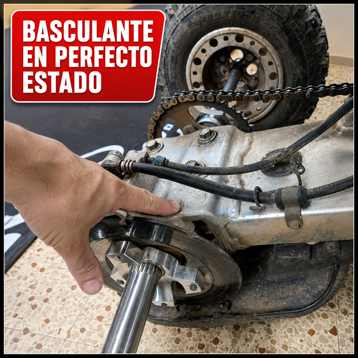 Basculante Suzuki LTZ 400 modelos 2004 a 2008