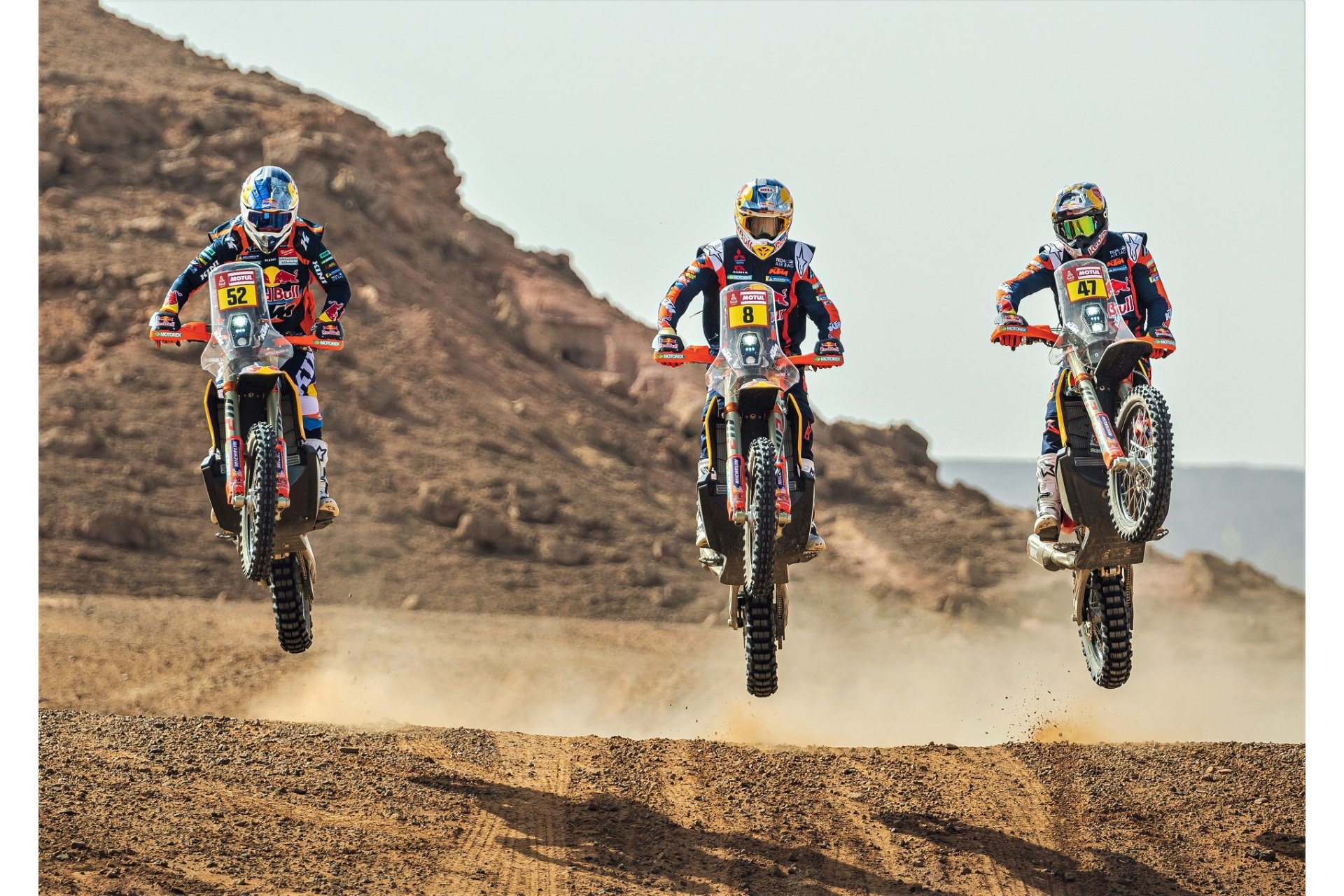 Los equipos, listos para el Dakar