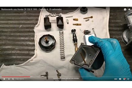 Restaurando una Honda CR 250 R 1993 - Capítulo 4 - El carburador