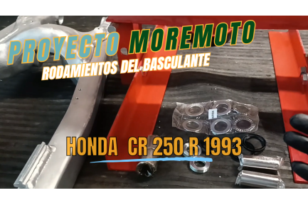 Restaurando una Honda CR 250 R 1993 -  Capítulo 11 - Basculante y rodamientos