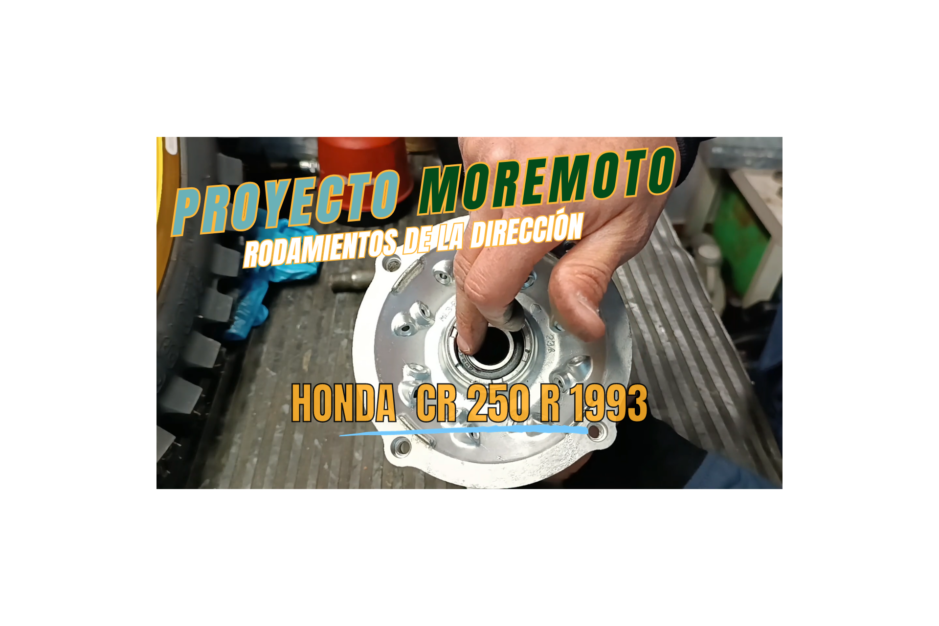 Restaurando una Honda CR 250 R 1993 -  Capítulo 13 - Ruedas