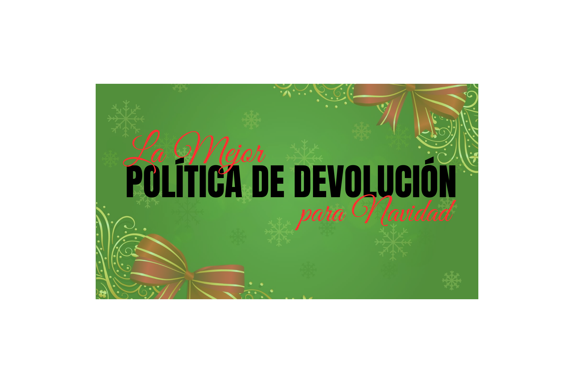Políticas de devolución en Navidad - Moremoto Racing
