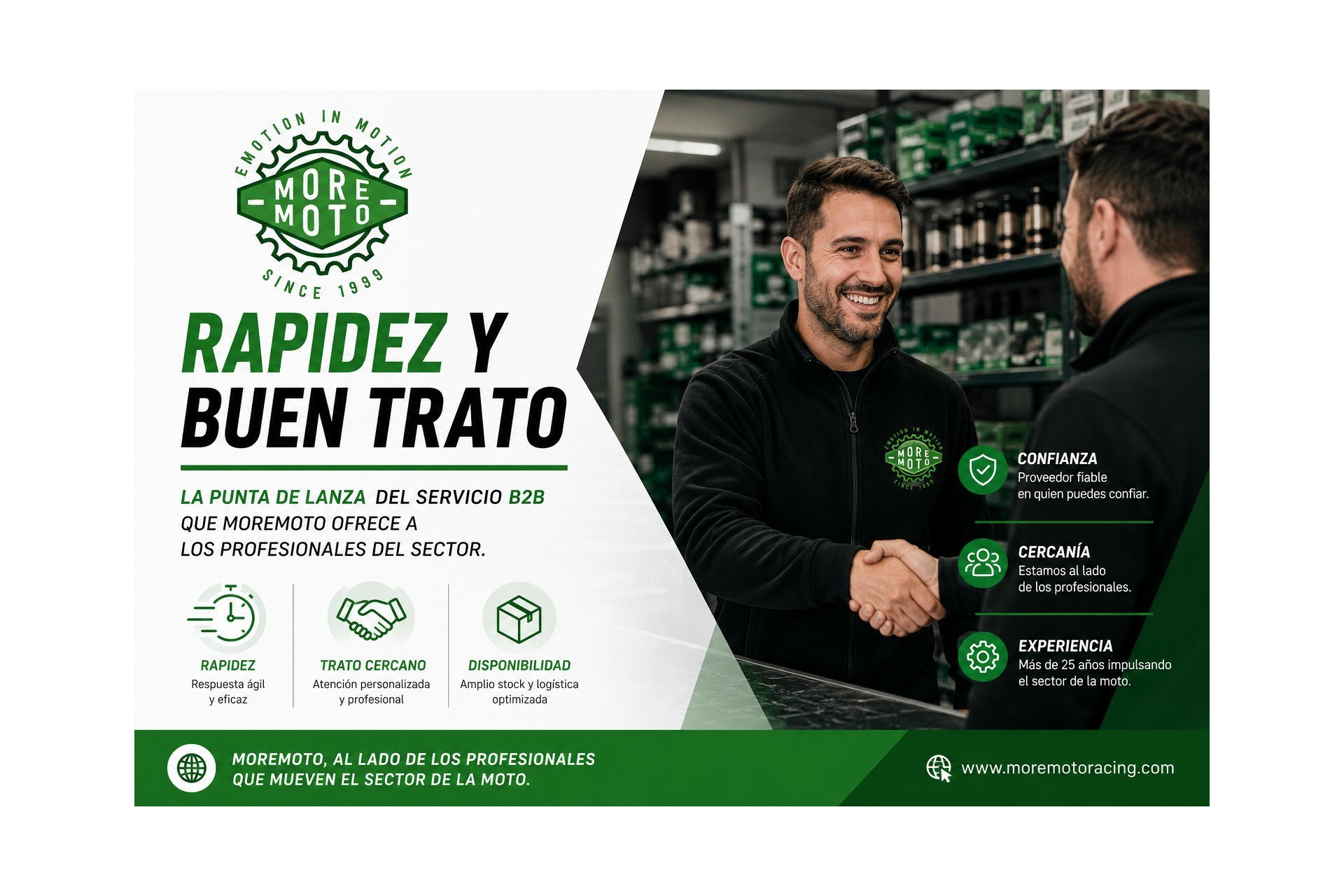 Nuevo B2B para profesionales del mundo de la moto 