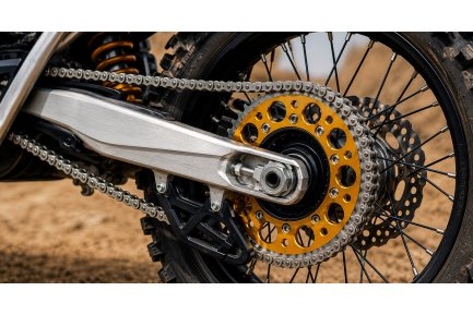 Desarrollos originales de motos de enduro y motocross: piñón, corona y cadena por modelo