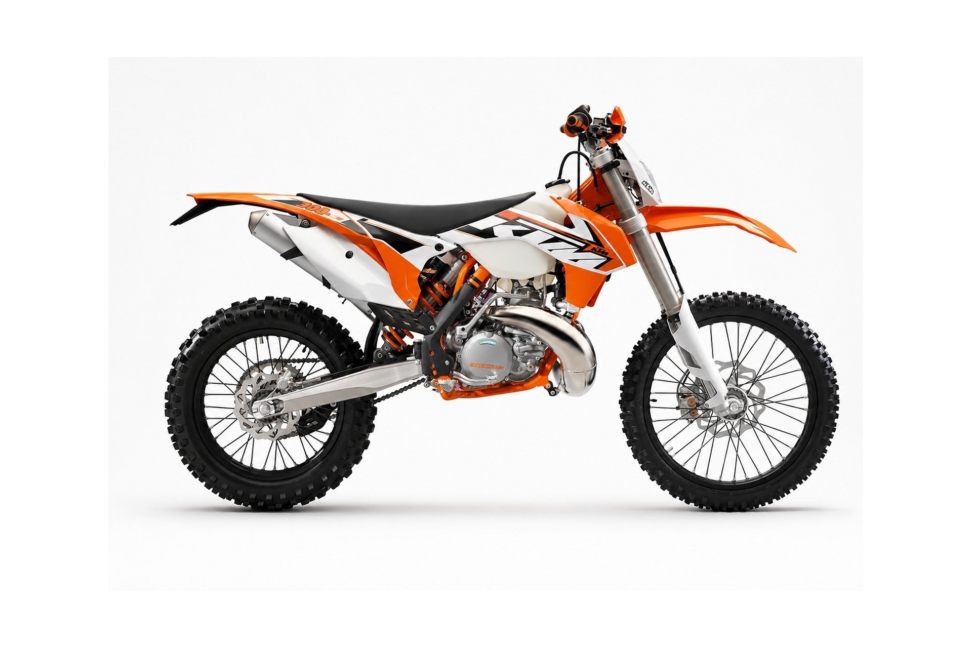 Ficha técnica KTM EXC 300 2014-2016: aceite, bujía, kit de arrastre y pares de apriete