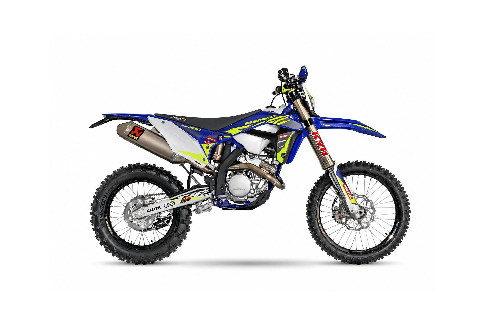 Sherco SEF 250 2014-2021: ficha técnica, aceite, válvulas, bujía, neumáticos, transmisión y pares de apriete
