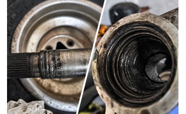 Averías por no cambiar a tiempo los rodamientos de rueda o buje de un quad