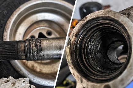 Averías por no cambiar a tiempo los rodamientos de rueda o buje de un quad