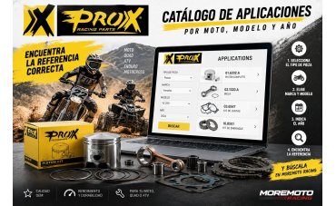 Catálogo de Aplicaciones ProX por Moto, Modelo y Año