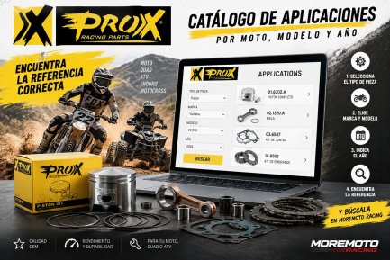 Catálogo de Aplicaciones ProX por Moto, Modelo y Año