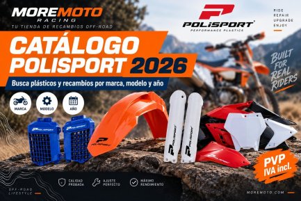 Catálogo Polisport 2026: busca plásticos y recambios por marca, modelo y año