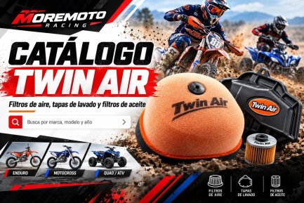 Catálogo Twin Air por moto, modelo y año | Filtros de aire, aceite y tapas
