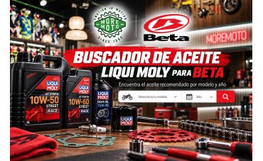 ¿Qué aceite lleva mi Beta? Buscador LIQUI MOLY por modelo y año
